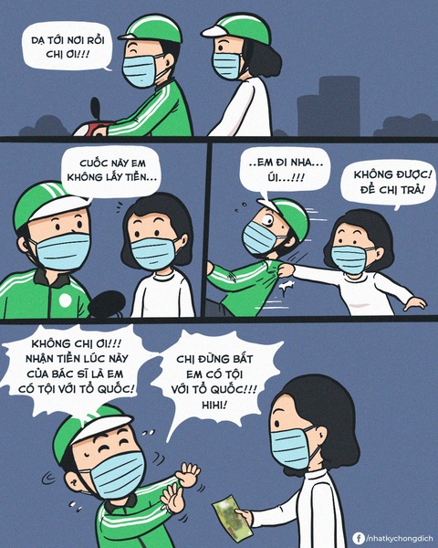 Mẹ đi chống dịch, đừng để đói bụng nhé vào tranh vẽ - Ảnh 7. Mẹ đi chống dịch, đừng để đói bụng nhé vào tranh vẽ - Ảnh 7.
