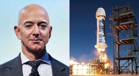 Tỉ phú Mỹ Jeff Bezos tuyên bố sẽ bay vào vũ trụ - Ảnh 1. Tỉ phú Mỹ Jeff Bezos tuyên bố sẽ bay vào vũ trụ - Ảnh 1.