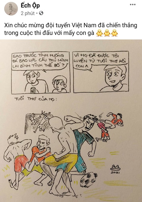 Thắng Indonesia, CĐV Việt Nam cà khịa: Các chú lo đá vào chân, còn các anh chỉ đá... vào lưới - Ảnh 7. Thắng Indonesia, CĐV Việt Nam cà khịa: Các chú lo đá vào chân, còn các anh chỉ đá... vào lưới - Ảnh 7.
