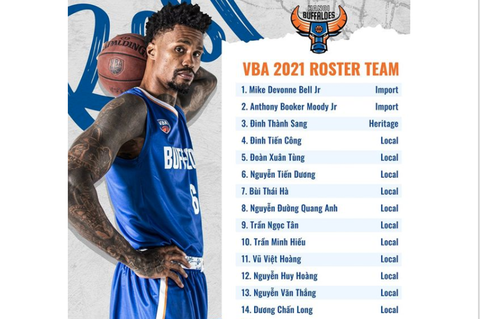 Hanoi Buffaloes trám điểm yếu chuẩn bị cho VBA 2021 - Ảnh 1. Hanoi Buffaloes trám điểm yếu chuẩn bị cho VBA 2021 - Ảnh 1.