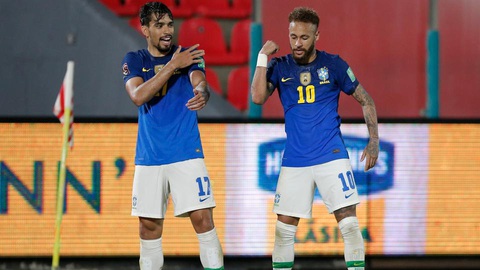 Neymar tỏa sáng giúp Brazil thắng tuyệt đối ở vòng loại World Cup 2022 - Ảnh 1. Neymar tỏa sáng giúp Brazil thắng tuyệt đối ở vòng loại World Cup 2022 - Ảnh 1.