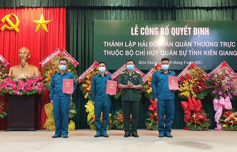 Thành lập hải đội dân quân thường trực đầu tiên của cả nước - Ảnh 1. Thành lập hải đội dân quân thường trực đầu tiên của cả nước - Ảnh 1.