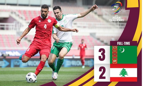 Việt Nam thêm cơ hội giành vé vòng loại World Cup khi Lebanon thua Turkmenistan, tại sao? - Ảnh 1. Việt Nam thêm cơ hội giành vé vòng loại World Cup khi Lebanon thua Turkmenistan, tại sao? - Ảnh 1.