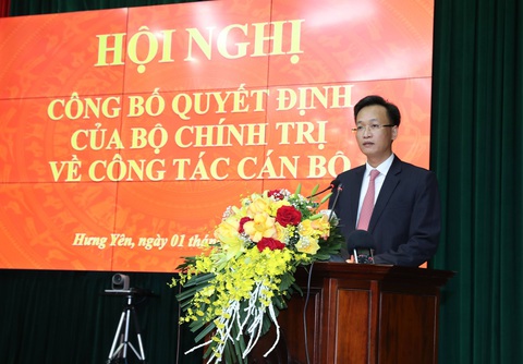 Phó trưởng Ban Kinh tế trung ương làm bí thư tỉnh Hưng Yên - Ảnh 2. Phó trưởng Ban Kinh tế trung ương làm bí thư tỉnh Hưng Yên - Ảnh 2.