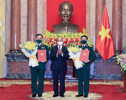 Thăng quân hàm đại tướng cho Bộ trưởng Bộ Quốc phòng Phan Văn Giang - Ảnh 1. Thăng quân hàm đại tướng cho Bộ trưởng Bộ Quốc phòng Phan Văn Giang - Ảnh 1.