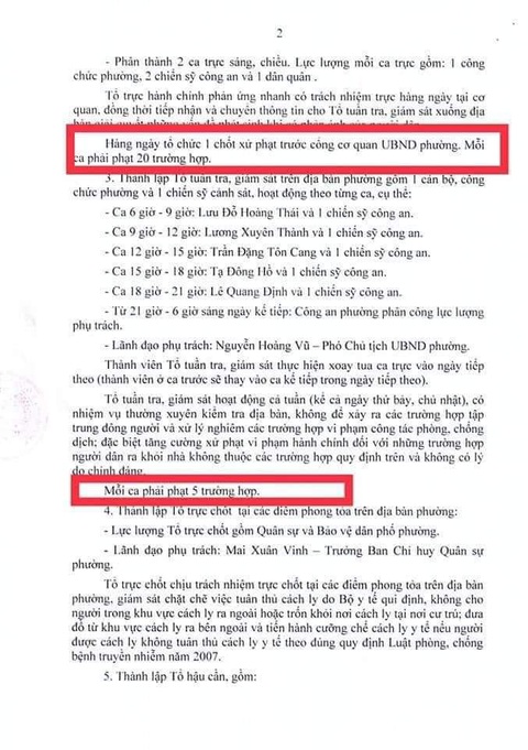 UBND phường 6, quận Gò Vấp phản hồi văn bản xử phạt theo chỉ tiêu thành tích - Ảnh 1. UBND phường 6, quận Gò Vấp phản hồi văn bản xử phạt theo chỉ tiêu thành tích - Ảnh 1.
