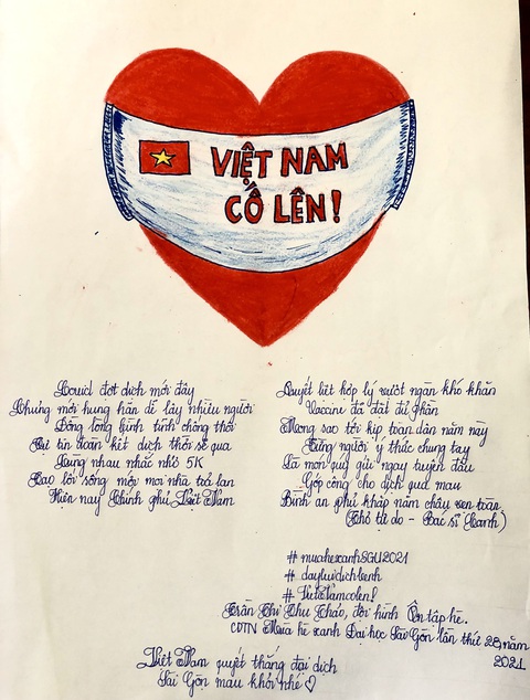 Việt Nam cố lên qua những thông điệp từ người trẻ - Ảnh 1. Việt Nam cố lên qua những thông điệp từ người trẻ - Ảnh 1.