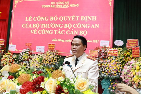 Phó giám đốc Công an Quảng Bình làm giám đốc Công an Đắk Nông - Ảnh 1. Phó giám đốc Công an Quảng Bình làm giám đốc Công an Đắk Nông - Ảnh 1.