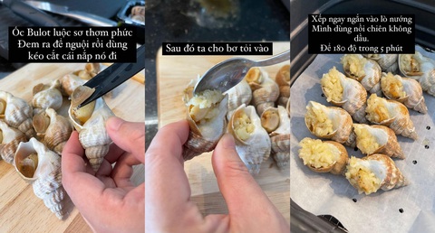 Đạo diễn Bảo Nhân làm ốc bulot nướng bơ tỏi cho thỏa cơn thèm ốc - Ảnh 3. Đạo diễn Bảo Nhân làm ốc bulot nướng bơ tỏi cho thỏa cơn thèm ốc - Ảnh 3.