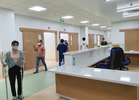 Cận cảnh bệnh viện 1.000 giường điều trị bệnh nhân COVID-19 nặng - Ảnh 6. Cận cảnh bệnh viện 1.000 giường điều trị bệnh nhân COVID-19 nặng - Ảnh 6.