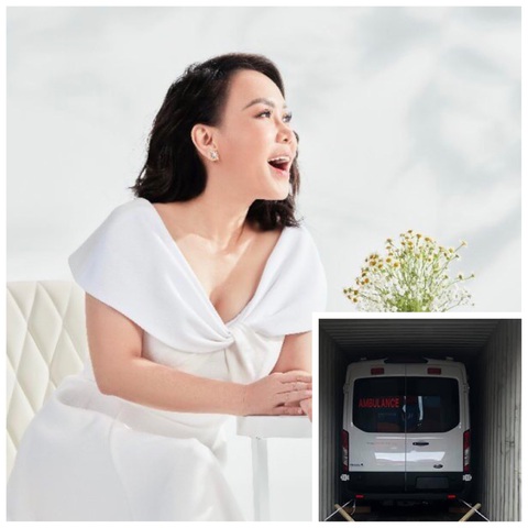 Xe cứu thương Việt Hương tặng ông Đoàn Ngọc Hải về đến Việt Nam - Ảnh 2. Xe cứu thương Việt Hương tặng ông Đoàn Ngọc Hải về đến Việt Nam - Ảnh 2.