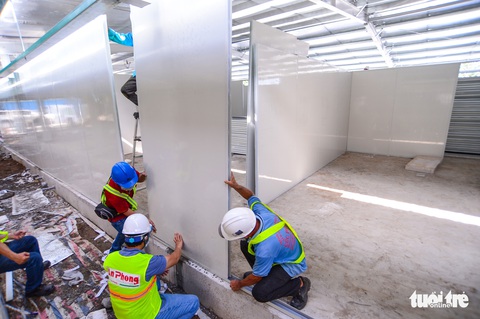 TP.HCM cấp tốc xây dựng 2 bệnh viện dã chiến - Ảnh 15. TP.HCM cấp tốc xây dựng 2 bệnh viện dã chiến - Ảnh 15.