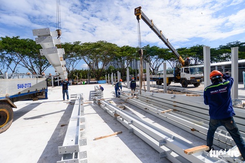 TP.HCM cấp tốc xây dựng 2 bệnh viện dã chiến - Ảnh 16. TP.HCM cấp tốc xây dựng 2 bệnh viện dã chiến - Ảnh 16.