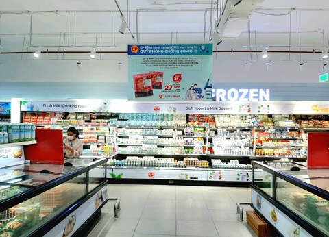 LOTTE Mart đồng hành cùng Việt Nam trong phòng chống dịch COVID-19 - Ảnh 1. LOTTE Mart đồng hành cùng Việt Nam trong phòng chống dịch COVID-19 - Ảnh 1.