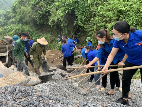 Đồng loạt trồng cây, xây cầu trong ngày cao điểm tình nguyện - Ảnh 3. Đồng loạt trồng cây, xây cầu trong ngày cao điểm tình nguyện - Ảnh 3.