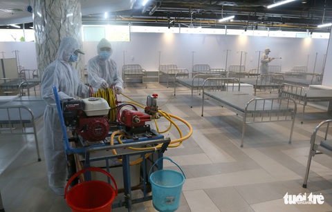 Bên trong Bệnh viện dã chiến số 5 Thuận Kiều Plaza trước giờ nhận bệnh - Ảnh 9. Bên trong Bệnh viện dã chiến số 5 Thuận Kiều Plaza trước giờ nhận bệnh - Ảnh 9.