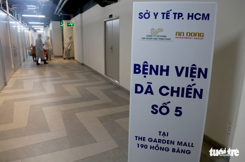 Bên trong Bệnh viện dã chiến số 5 Thuận Kiều Plaza trước giờ nhận bệnh - Ảnh 1. Bên trong Bệnh viện dã chiến số 5 Thuận Kiều Plaza trước giờ nhận bệnh - Ảnh 1.