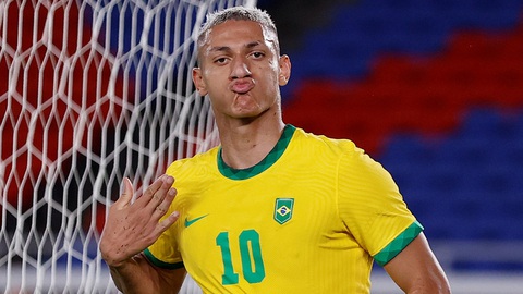 Richarlison lập hat-trick, Brazil thắng đậm Đức ngày ra quân Olympic Tokyo - Ảnh 1. Richarlison lập hat-trick, Brazil thắng đậm Đức ngày ra quân Olympic Tokyo - Ảnh 1.