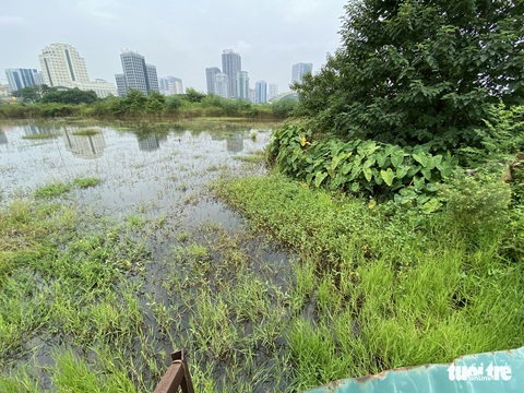 Dự án công viên - hồ điều hòa Cầu Giấy được ‘nới’ thời gian hoàn thành sau nhiều năm ‘đắp chiếu - Ảnh 2. Dự án công viên - hồ điều hòa Cầu Giấy được ‘nới’ thời gian hoàn thành sau nhiều năm ‘đắp chiếu - Ảnh 2.