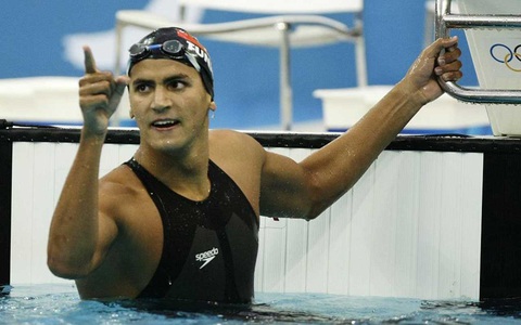 Huyền thoại bơi lội châu Phi Oussama Mellouli sẽ tham dự Olympic Tokyo - Ảnh 1. Huyền thoại bơi lội châu Phi Oussama Mellouli sẽ tham dự Olympic Tokyo - Ảnh 1.