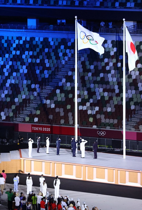 Đài lửa đã được thắp sáng, Olympic 2020 chính thức khai mạc - Ảnh 9. Đài lửa đã được thắp sáng, Olympic 2020 chính thức khai mạc - Ảnh 9.