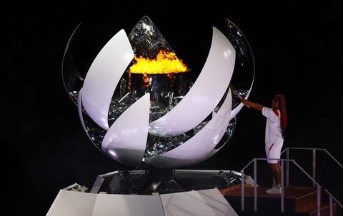 Đài lửa đã được thắp sáng, Olympic 2020 chính thức khai mạc - Ảnh 6. Đài lửa đã được thắp sáng, Olympic 2020 chính thức khai mạc - Ảnh 6.
