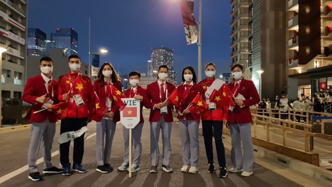 Đài lửa đã được thắp sáng, Olympic 2020 chính thức khai mạc - Ảnh 22. Đài lửa đã được thắp sáng, Olympic 2020 chính thức khai mạc - Ảnh 22.