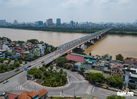 Nhìn từ trên cao, Hà Nội vắng vẻ vì giãn cách xã hội - Ảnh 9. Nhìn từ trên cao, Hà Nội vắng vẻ vì giãn cách xã hội - Ảnh 9.
