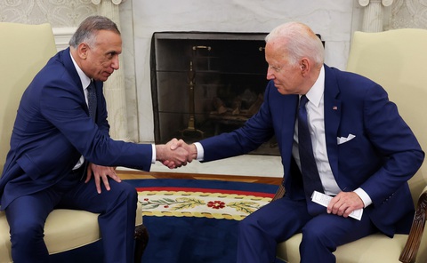 Lực lượng chiến đấu của Mỹ rời Iraq từ cuối năm 2021 - Ảnh 1. Lực lượng chiến đấu của Mỹ rời Iraq từ cuối năm 2021 - Ảnh 1.