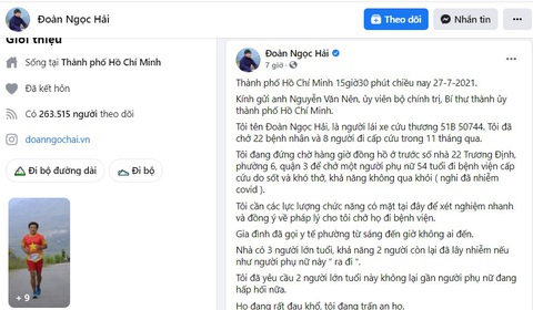 Quận 3 lên tiếng về thông tin trên Facebook Đoàn Ngọc Hải - Ảnh 1. Quận 3 lên tiếng về thông tin trên Facebook Đoàn Ngọc Hải - Ảnh 1.