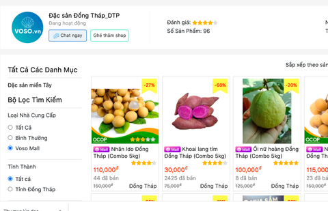 Đồng Tháp đưa nhãn lên sàn thương mại điện tử để hỗ trợ dân tiêu thụ - Ảnh 1. Đồng Tháp đưa nhãn lên sàn thương mại điện tử để hỗ trợ dân tiêu thụ - Ảnh 1.
