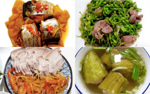 Khổ qua dồn thịt, cá thu kho, chiên xốt cà... đủ món ngon nhờ mẹ chồng lo xa - Ảnh 1. Khổ qua dồn thịt, cá thu kho, chiên xốt cà... đủ món ngon nhờ mẹ chồng lo xa - Ảnh 1.