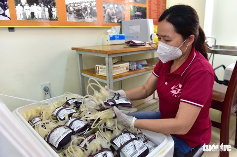 Hàng trăm quân nhân ứng cứu ngân hàng máu Bệnh viện Quân y 175 - Ảnh 3. Hàng trăm quân nhân ứng cứu ngân hàng máu Bệnh viện Quân y 175 - Ảnh 3.