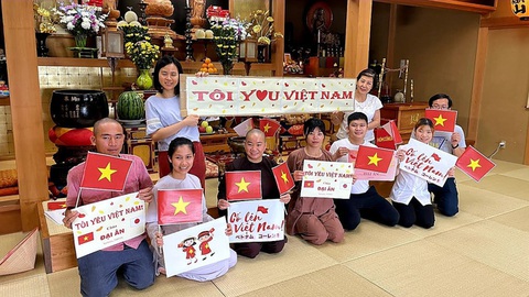 Người Việt tại Nhật gửi thực phẩm, lời chúc yêu thương đến đoàn thể thao Việt Nam - Ảnh 2. Người Việt tại Nhật gửi thực phẩm, lời chúc yêu thương đến đoàn thể thao Việt Nam - Ảnh 2.