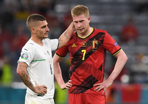 De Bruyne vẫn thi đấu trận gặp Ý dù bị đứt dây chằng - Ảnh 1. De Bruyne vẫn thi đấu trận gặp Ý dù bị đứt dây chằng - Ảnh 1.