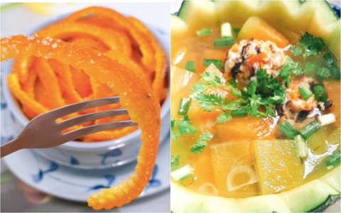 Mứt vỏ cam, canh dưa lưới: Món ngon từ trái cây... cúng ngày tuần - Ảnh 1. Mứt vỏ cam, canh dưa lưới: Món ngon từ trái cây... cúng ngày tuần - Ảnh 1.