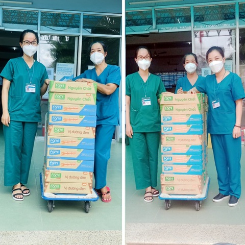 Hậu phương gửi ‘tình’ cùng tuyến đầu chống dịch - Ảnh 2. Hậu phương gửi ‘tình’ cùng tuyến đầu chống dịch - Ảnh 2.