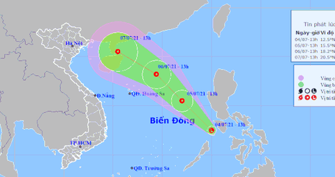Ngày 5-7, dự báo áp thấp nhiệt đới trên Biển Đông, biển Bình Thuận đến Cà Mau sóng to - Ảnh 1. Ngày 5-7, dự báo áp thấp nhiệt đới trên Biển Đông, biển Bình Thuận đến Cà Mau sóng to - Ảnh 1.