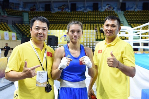Võ sĩ boxing Nguyễn Thị Tâm giành vé đến Olympic Tokyo 2021 - Ảnh 1. Võ sĩ boxing Nguyễn Thị Tâm giành vé đến Olympic Tokyo 2021 - Ảnh 1.