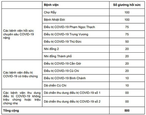 TP.HCM lên kịch bản ứng phó khi có 500 ca COVID-19 nặng - Ảnh 2. TP.HCM lên kịch bản ứng phó khi có 500 ca COVID-19 nặng - Ảnh 2.