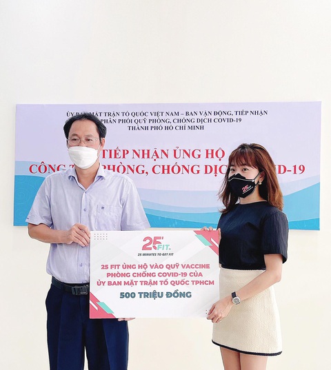 25 FIT ủng hộ 1,5 tỉ đồng chung tay cùng chính phủ đẩy lùi COVID-19 - Ảnh 2. 25 FIT ủng hộ 1,5 tỉ đồng chung tay cùng chính phủ đẩy lùi COVID-19 - Ảnh 2.