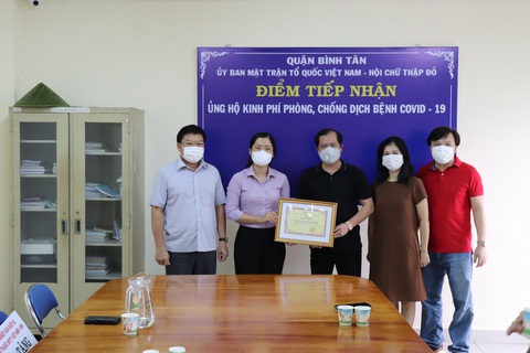 VIPA đồng hành cùng quận Bình Tân phòng chống dịch COVID-19 - Ảnh 3. VIPA đồng hành cùng quận Bình Tân phòng chống dịch COVID-19 - Ảnh 3.