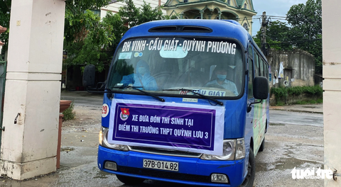 7 thí sinh F1 Nghệ An đi thi đợt 1 vào ‘phút chót’ - Ảnh 2. 7 thí sinh F1 Nghệ An đi thi đợt 1 vào ‘phút chót’ - Ảnh 2.