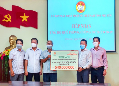 Tập đoàn Hưng Thịnh trao 2.000 bộ kit xét nghiệm COVID-19 - Ảnh 2. Tập đoàn Hưng Thịnh trao 2.000 bộ kit xét nghiệm COVID-19 - Ảnh 2.
