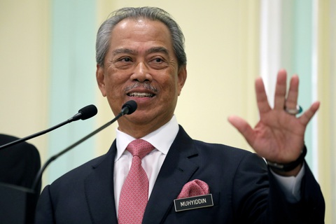 Liên minh cầm quyền kêu gọi Thủ tướng Malaysia Muhyiddin Yassin từ chức - Ảnh 1. Liên minh cầm quyền kêu gọi Thủ tướng Malaysia Muhyiddin Yassin từ chức - Ảnh 1.
