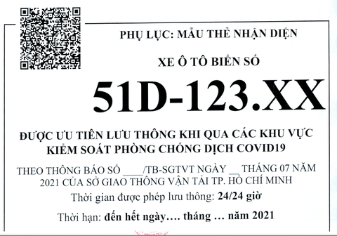 Xe chở hàng, chở người qua lại TP.HCM cần có thẻ nhận diện - Ảnh 1. Xe chở hàng, chở người qua lại TP.HCM cần có thẻ nhận diện - Ảnh 1.