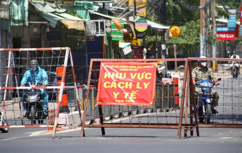 1.280 điểm phong tỏa ở TP.HCM do COVID-19 - Ảnh 1. 1.280 điểm phong tỏa ở TP.HCM do COVID-19 - Ảnh 1.
