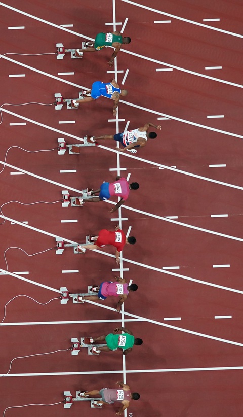 VĐV Ý vô địch nội dung chạy 100m tại Olympic 2020 - Ảnh 3. VĐV Ý vô địch nội dung chạy 100m tại Olympic 2020 - Ảnh 3.