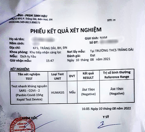 Đồng Nai nói dân đi tiêm vắc xin mà chính quyền cơ sở bắt xét nghiệm là sai - Ảnh 2. Đồng Nai nói dân đi tiêm vắc xin mà chính quyền cơ sở bắt xét nghiệm là sai - Ảnh 2.