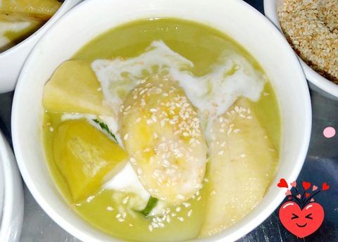 Chè chuối khoai lang mót tủ lạnh, góc bếp và xin cô hàng xóm - Ảnh 4. Chè chuối khoai lang mót tủ lạnh, góc bếp và xin cô hàng xóm - Ảnh 4.